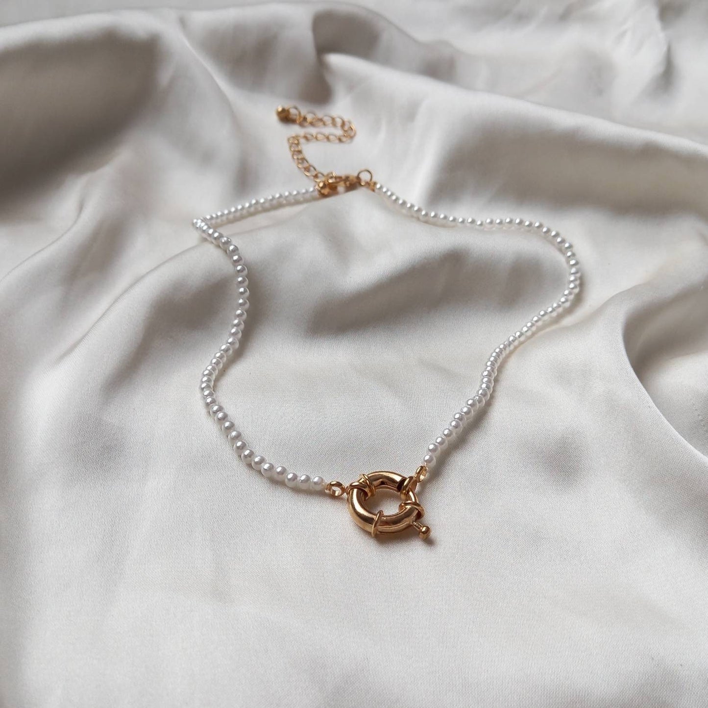 Faux Pearl Necklace - Pearl Jewellery, Accessories, Classic Necklace, Bead Necklace, Classy Necklace, Cute Necklace, Fashion Jewellery