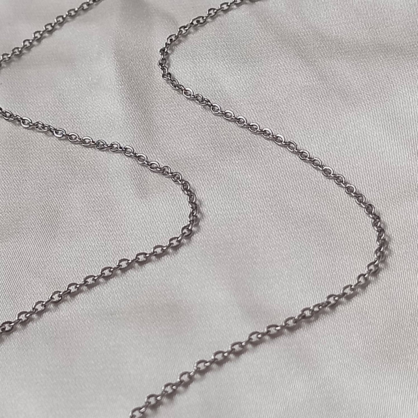 Silver Chain Skull Necklace - Skull Jewellery, Halloween Jewellery, Halloween Costumes,Halloween Accessories,Halloween Outfit,Skull Necklace