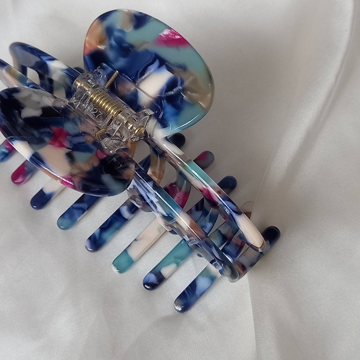 Hair Clamp- Hair Clip, Blue Hair Accessories, White Hair Claw, Pink Hair Claw, Fashion Acessories, Minimalistic Hair Clips, Funky Hair Clip