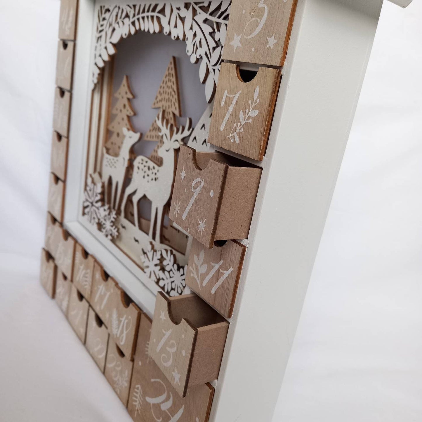 Wooden Christmas Countdown Advent Calender - Personalisable Advent Calendar, Xmas Decor,Xmas Decoration,Christmas Decor,Days Until Christmas