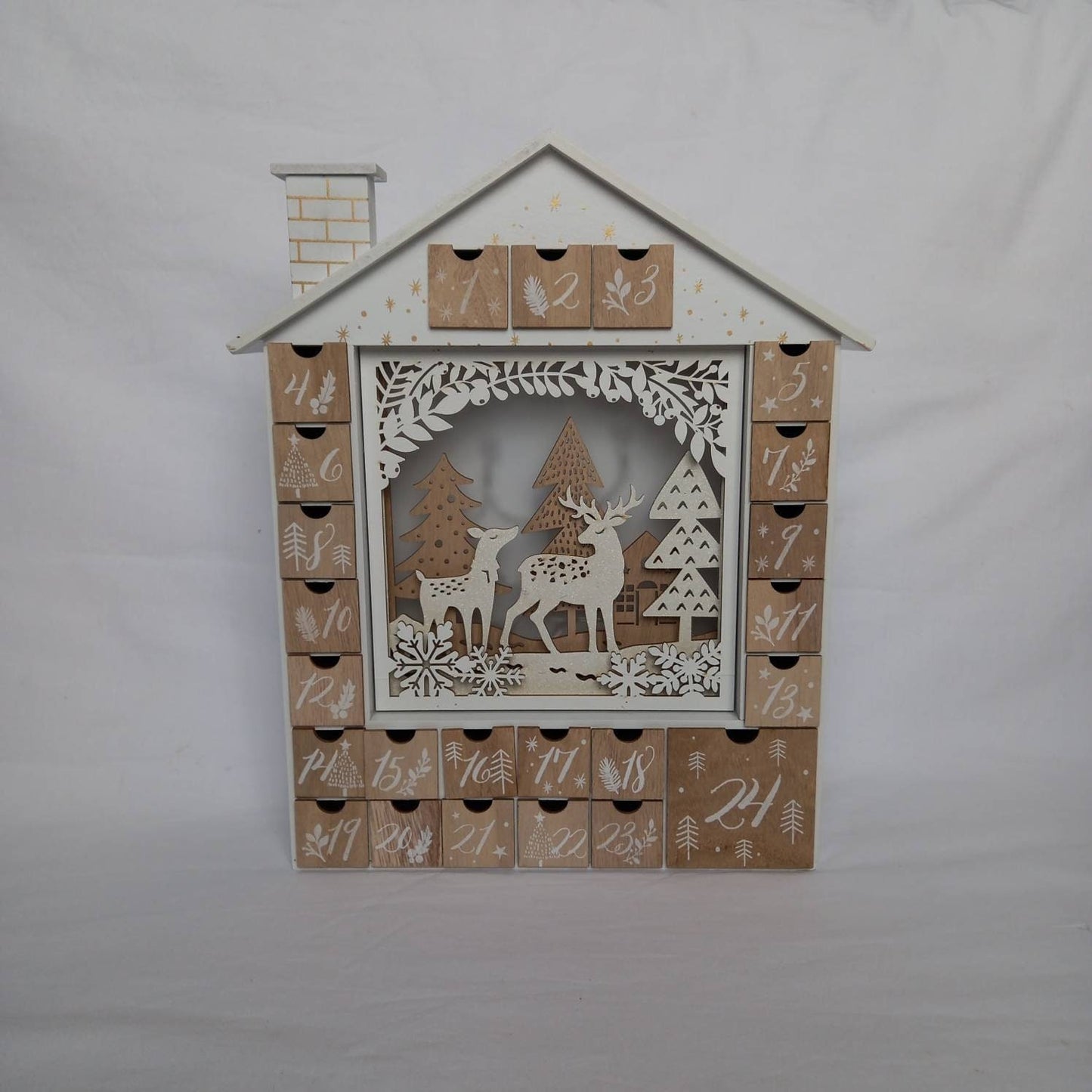 Wooden Christmas Countdown Advent Calender - Personalisable Advent Calendar, Xmas Decor,Xmas Decoration,Christmas Decor,Days Until Christmas