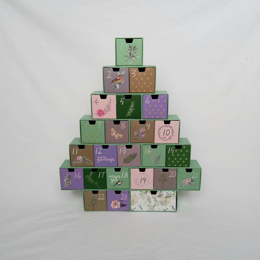 Christmas Countdown Advent Calender - Personalisable Advent Calendar, Xmas Decor,Xmas Decoration,Christmas Decor,Shabby Chic Christmas Decor