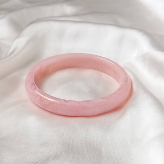 Chunky Baby Pink Resin Bracelet - Chunky Bracelet, Resin Bracelet, Baby Pink Bracelet, Thick Bracelet, Chunky jewellery, Resin Jewellery