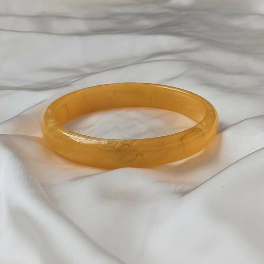 Chunky Orange Resin Bracelet - Chunky Bracelet, Resin Bracelet, Orange Bracelet, Thick Bracelet, Chunky jewellery, Resin Jewellery