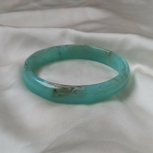 Chunky Blue Resin Bracelet - Chunky Bracelet,Resin Bracelet,Blue Bracelet,Thick Bracelet,Chunky jewellery,Resin Jewellery,Bangles In The UK