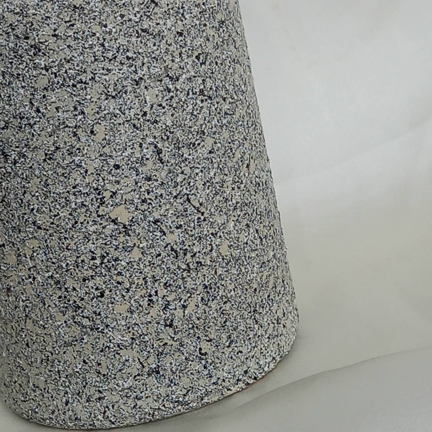 Speckled Black & White Painted Glass Vase - Speckled Vase,Black Vase,Flower Arranging,Decorative Vase,Neutral Homeware,Flowers,Home Decor