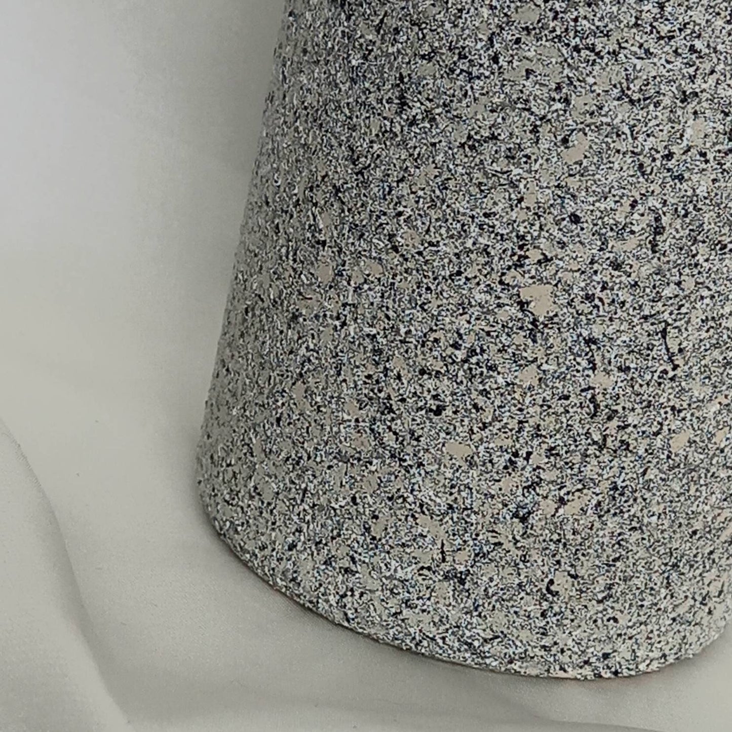 Speckled Black & White Painted Glass Vase - Speckled Vase,Black Vase,Flower Arranging,Decorative Vase,Neutral Homeware,Flowers,Home Decor