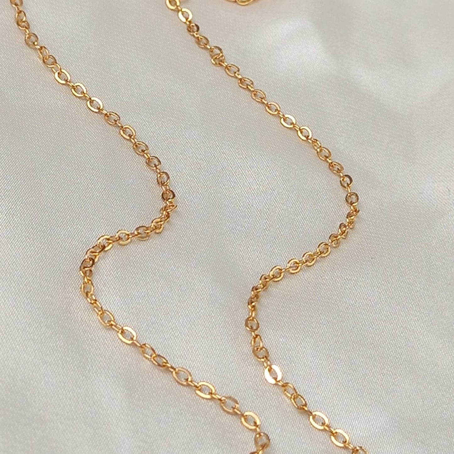 Blue & Gold Moon Chain Necklace - Moon Necklace, Space Necklace, Space Jewellery, Space Lover Gift, Necklaces In The UK, Jewellery In The UK