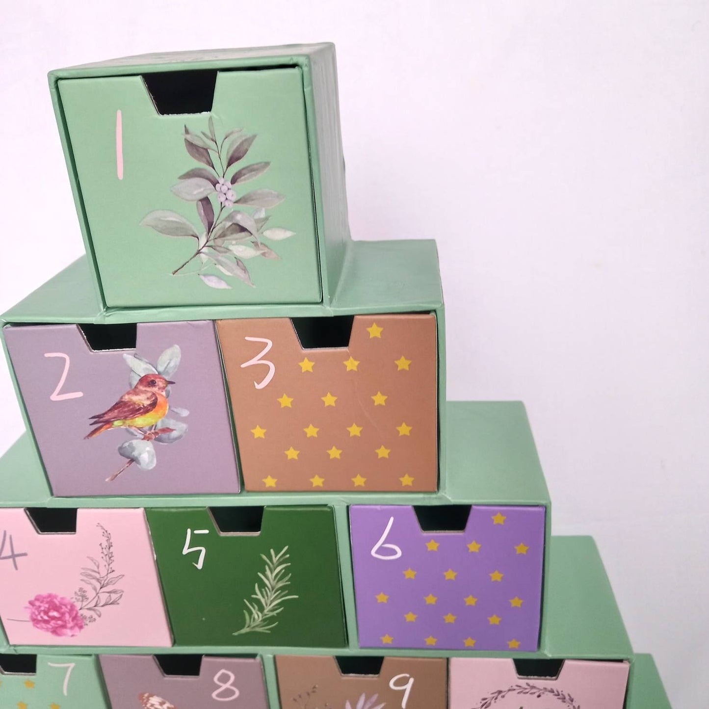 Christmas Countdown Advent Calender - Personalisable Advent Calendar, Xmas Decor,Xmas Decoration,Christmas Decor,Shabby Chic Christmas Decor