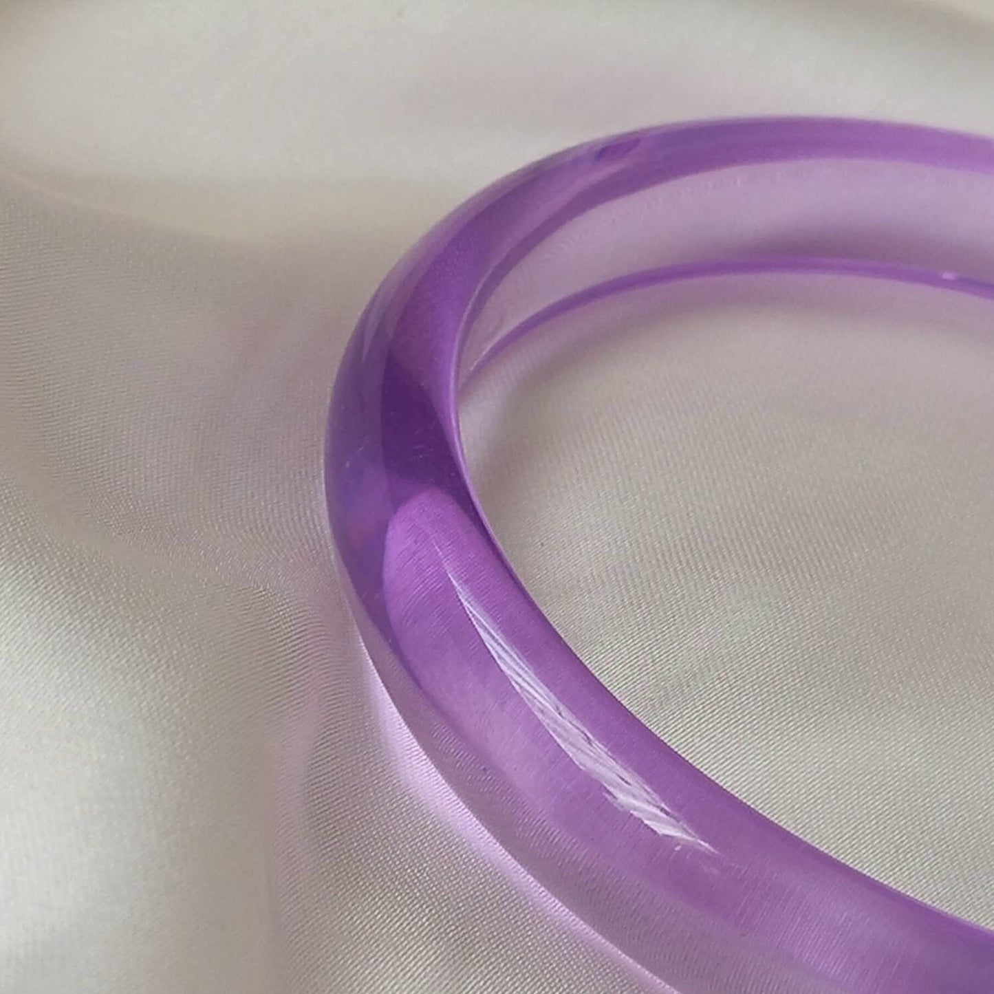 Chunky Purple Resin Bracelet - Chunky Bracelet, Resin Bracelet, Purple Bracelet, Lilac Bracelet, Chunky jewellery, Purple Resin Jewellery