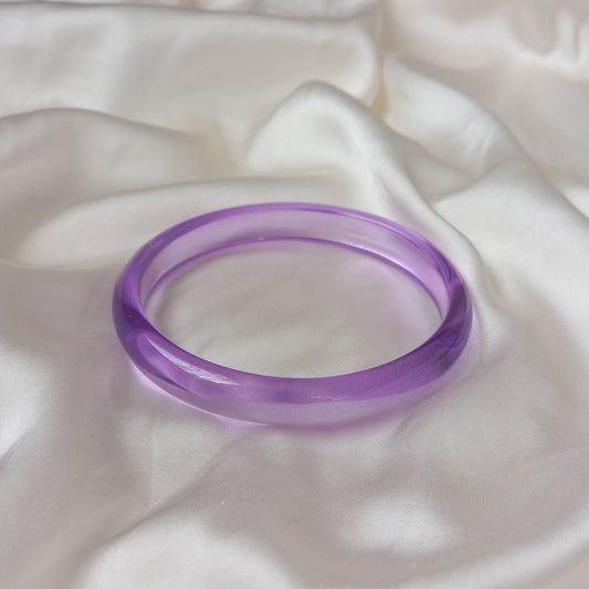 Chunky Purple Resin Bracelet - Chunky Bracelet, Resin Bracelet, Purple Bracelet, Lilac Bracelet, Chunky jewellery, Purple Resin Jewellery