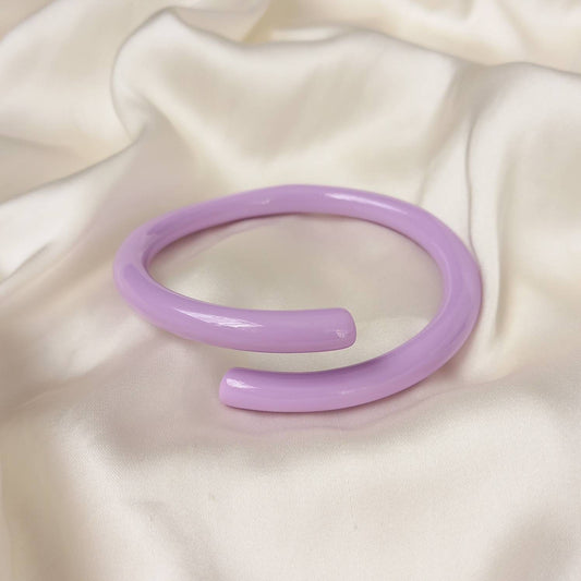 Chunky Purple Resin Bracelet - Chunky Bracelet, Resin Bracelet, Purple Bracelet, Lilac Bracelet, Chunky jewellery, Purple Resin Jewellery