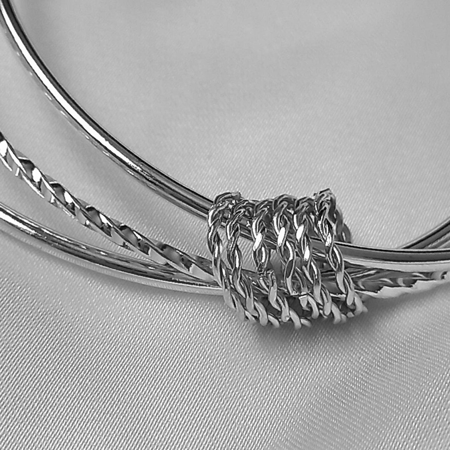 Silver Bangle Bracelet - Silver Jewellery, Silver Accessories, Silver Bangle, Bangle Jewellery, Minimal Bangle Bracelet, Gift For Her