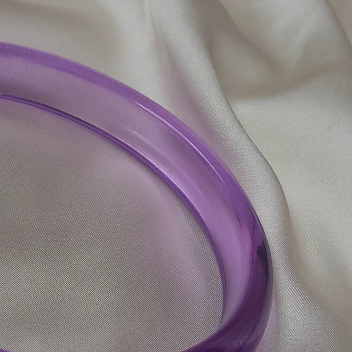Chunky Purple Resin Bracelet - Chunky Bracelet, Resin Bracelet, Purple Bracelet, Lilac Bracelet, Chunky jewellery, Purple Resin Jewellery