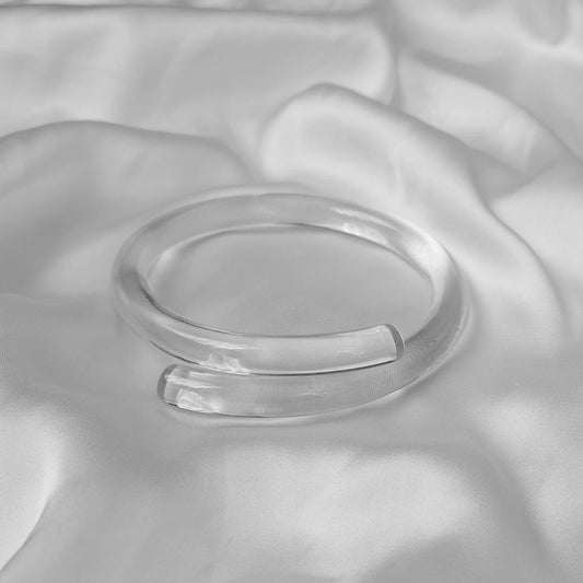 Chunky Clear Resin Bracelet - Chunky Bracelet, Resin Bracelet, Clear Bracelet, Chunky jewellery, Clear Resin Jewellery