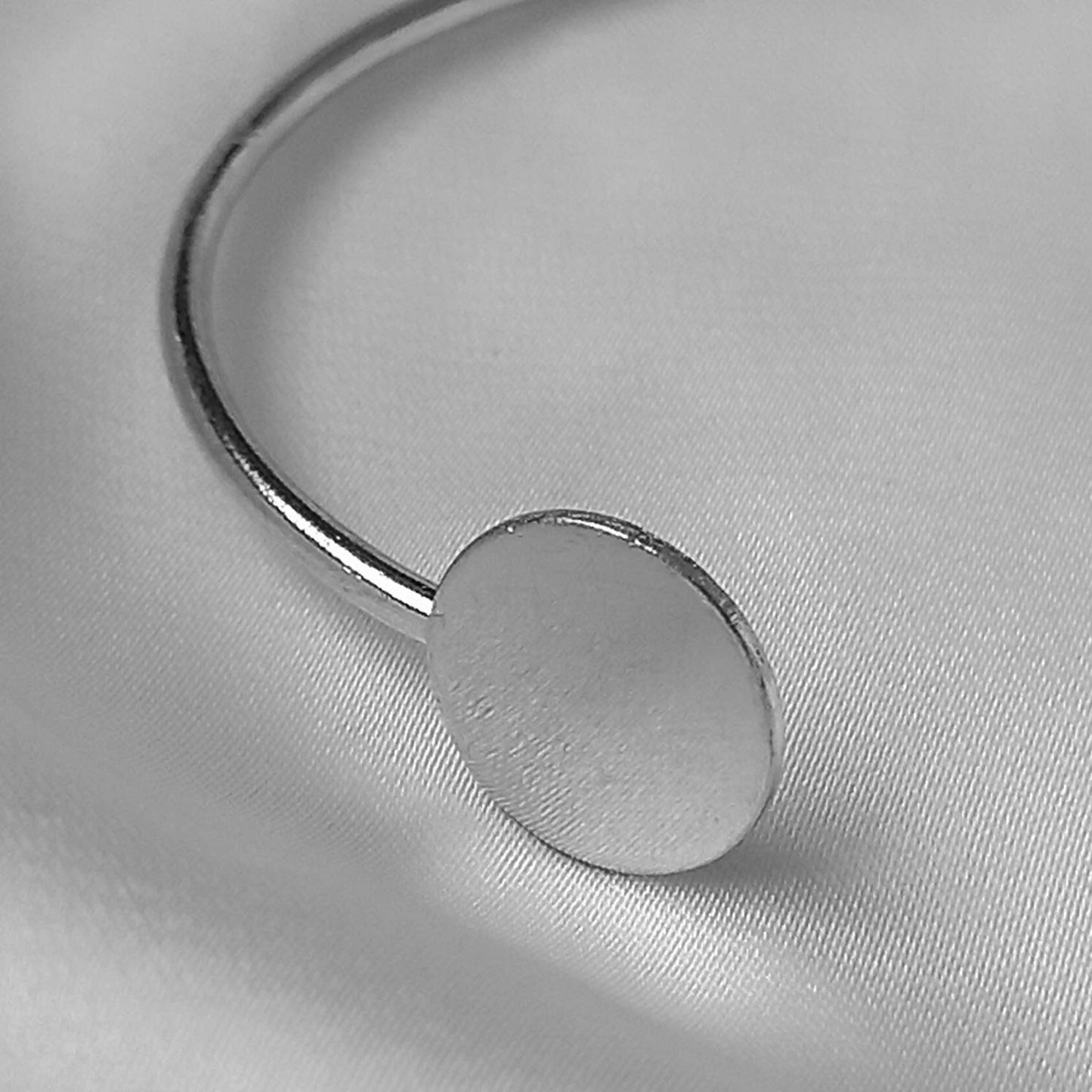 Silver Bangle Bracelet - Silver Jewellery, Silver Accessories, Silver Bangle, Bangle Jewellery, Minimal Bangle Bracelet, Gift For Her