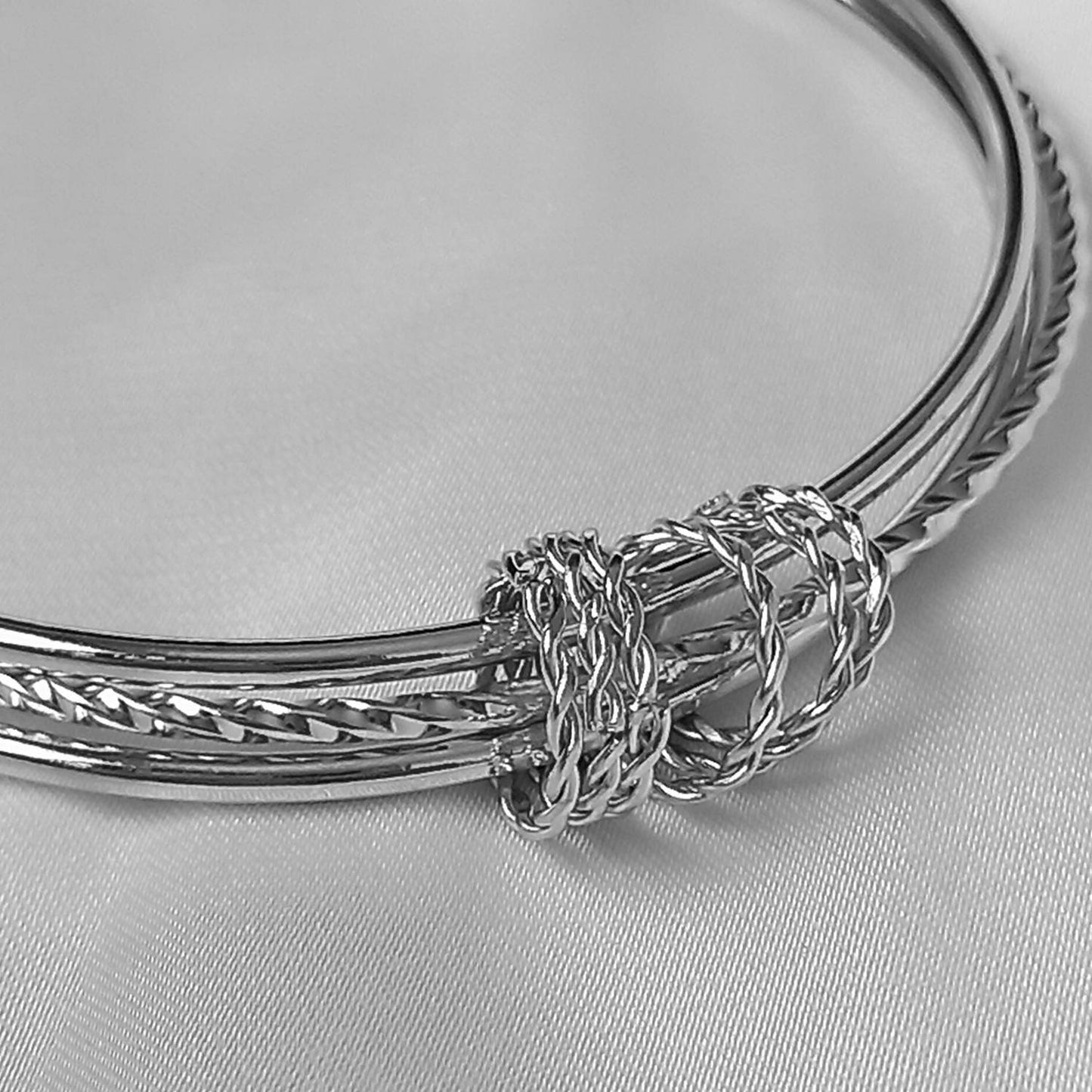 Silver Bangle Bracelet - Silver Jewellery, Silver Accessories, Silver Bangle, Bangle Jewellery, Minimal Bangle Bracelet, Gift For Her