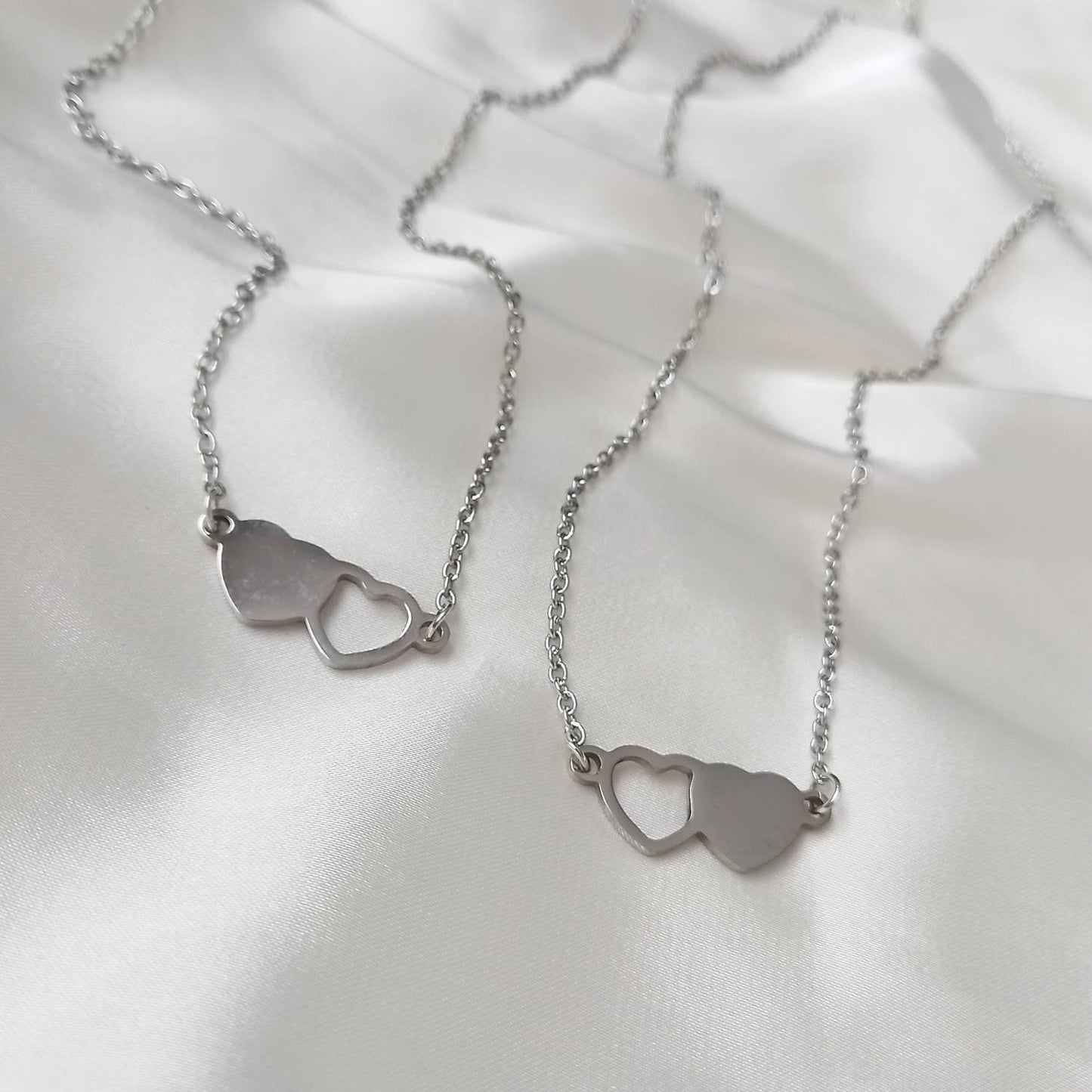 2 Piece Friendship Necklace Set-Bestie Necklace,Matching Necklaces,3 Best Friends Necklace,Novelty Friendship Necklace Set,Gifts For Friends
