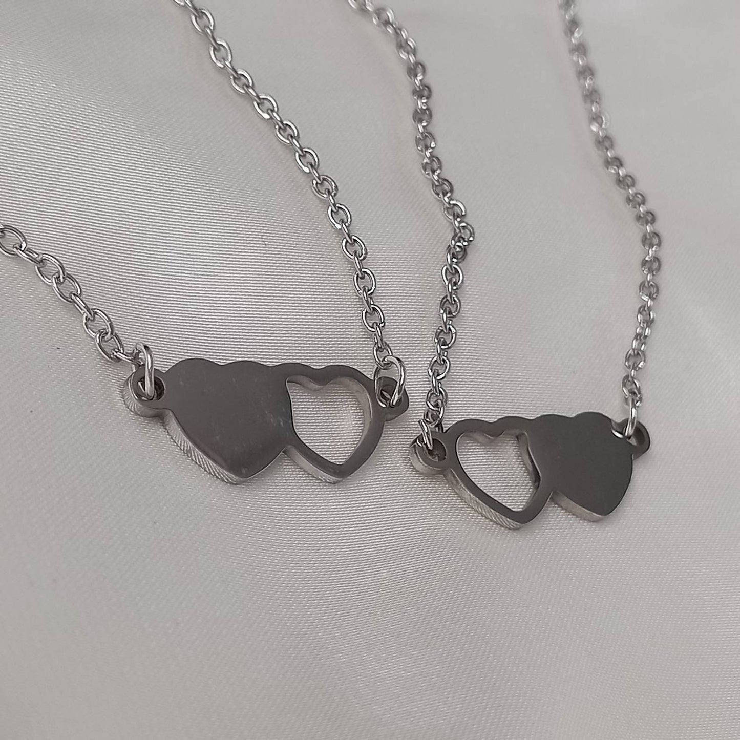 2 Piece Friendship Necklace Set-Bestie Necklace,Matching Necklaces,3 Best Friends Necklace,Novelty Friendship Necklace Set,Gifts For Friends