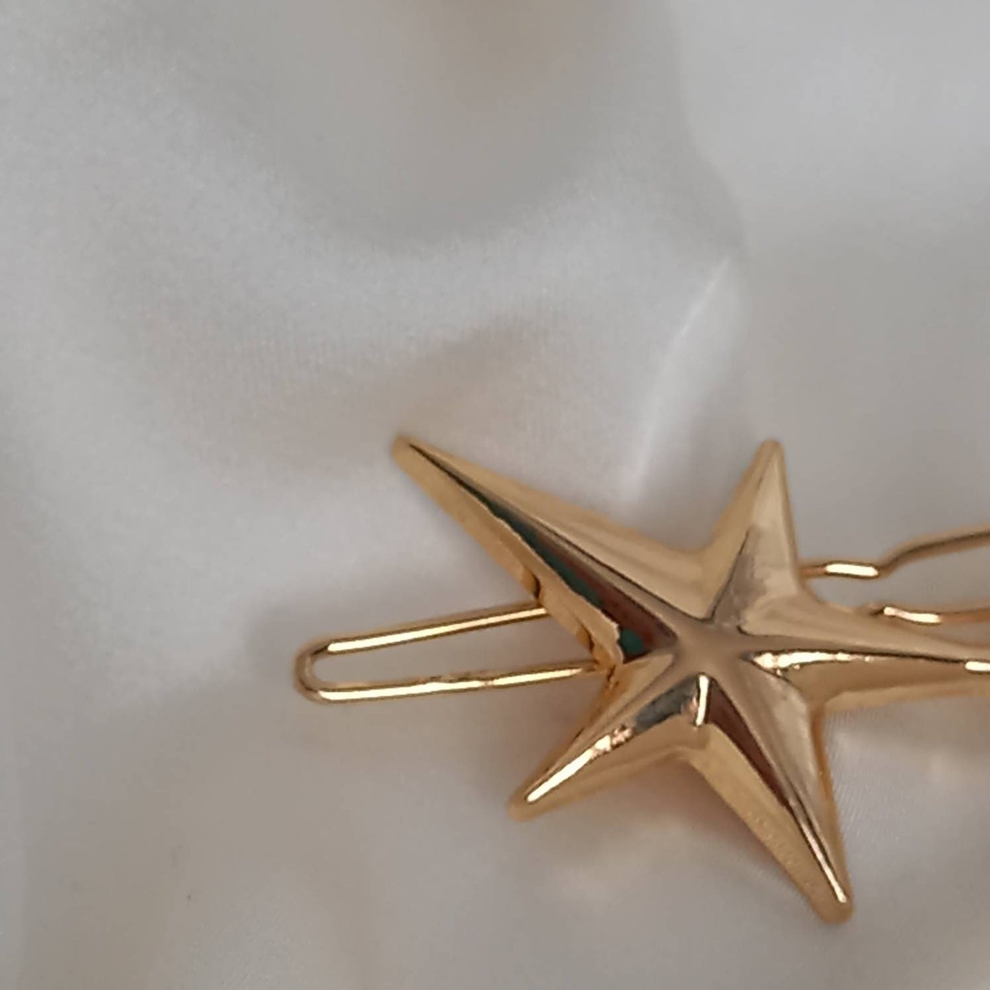 Gold Star Hair Pin - Gold Hair Pin, Pretty Hair Pin, Jewellery, Simple Hair Accessories,Minimalistic Hair Accessory,Gold Hair Pins In The UK