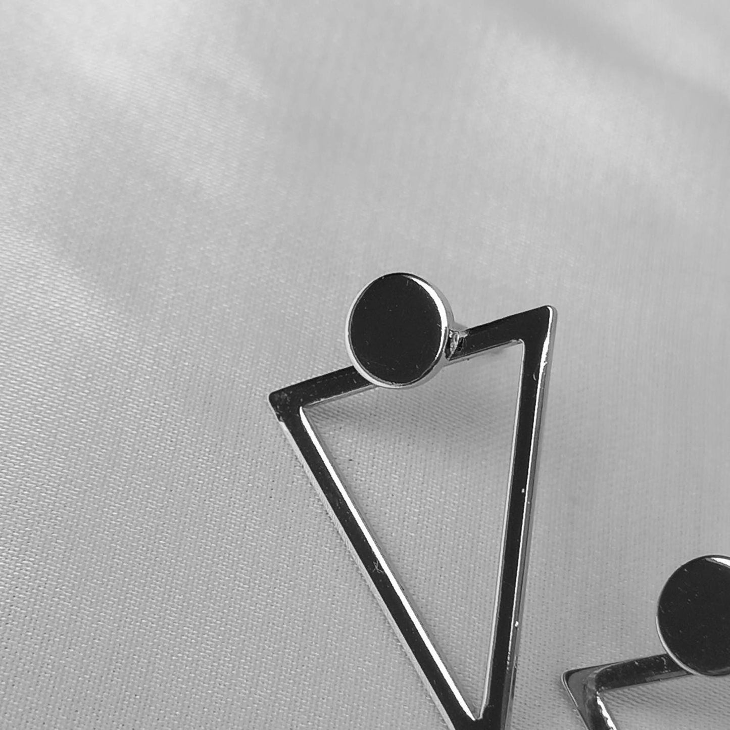 Silver Plated Drop Earrings -  Abstract Earrings, Unique Earrings, Hanging Jewellery, Silver Accessories, Silver Jewellery, Silver Earrings