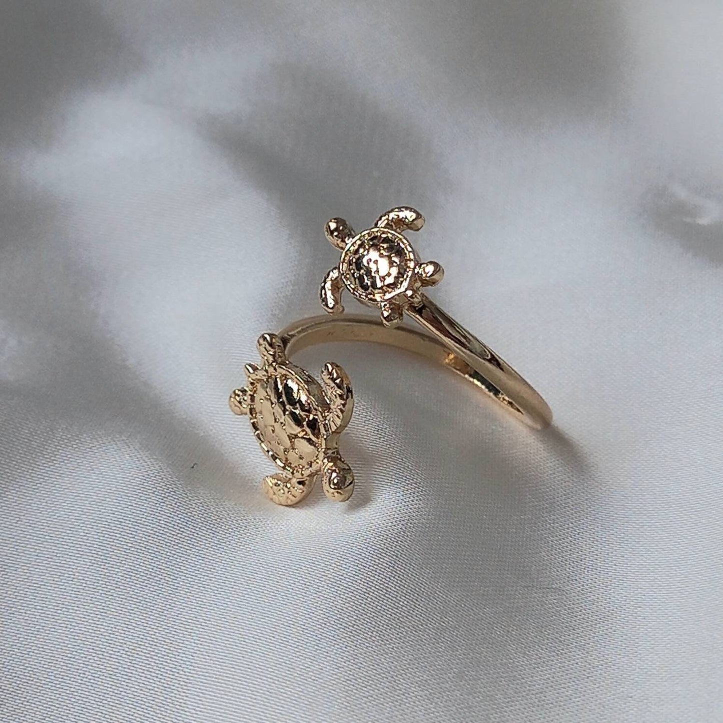 Gold Turtle Wrap Ring