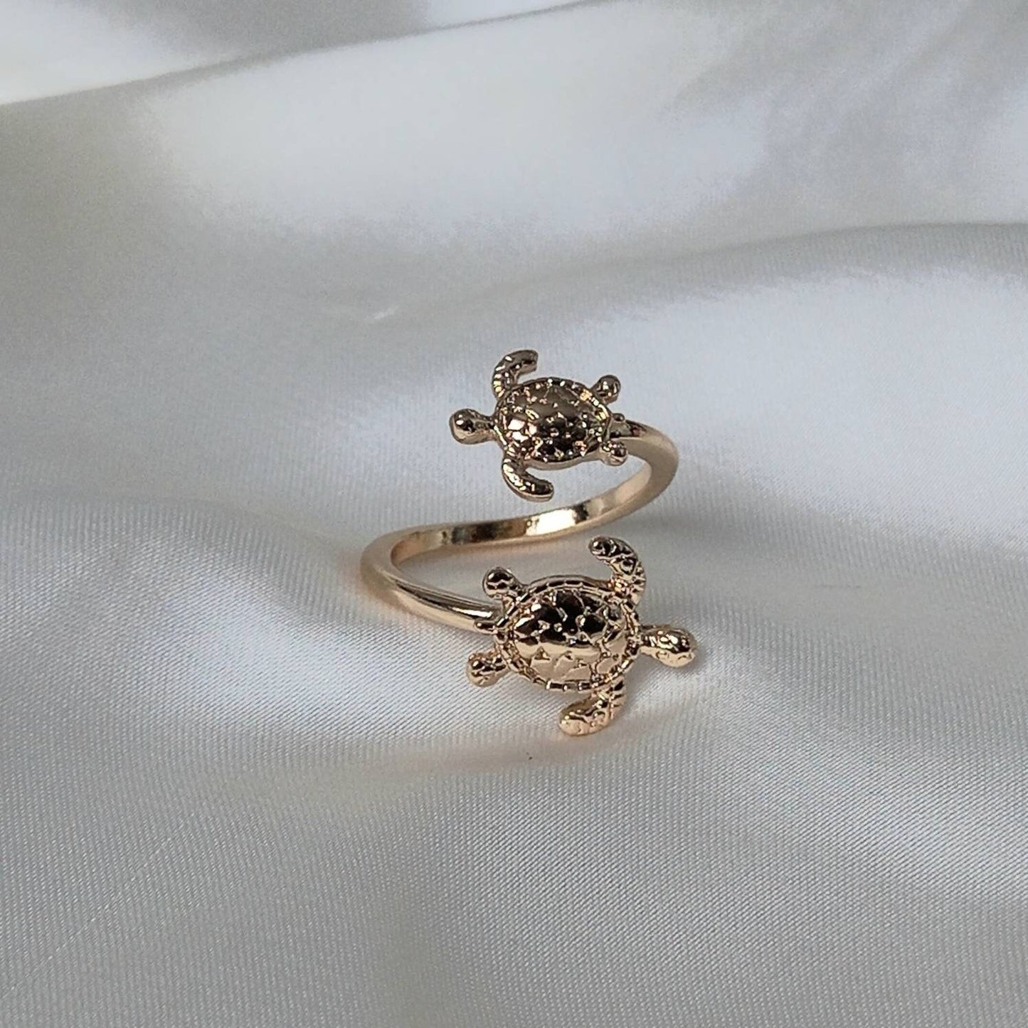 Gold Turtle Wrap Ring