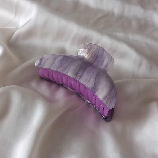Purple Hair Clamp- Hair Clip, Purple Hair Accessories,Purple Hair Claw,Minimalistic Hair Clips,Funky Hair Clip,Purple Hair Clips In The UK