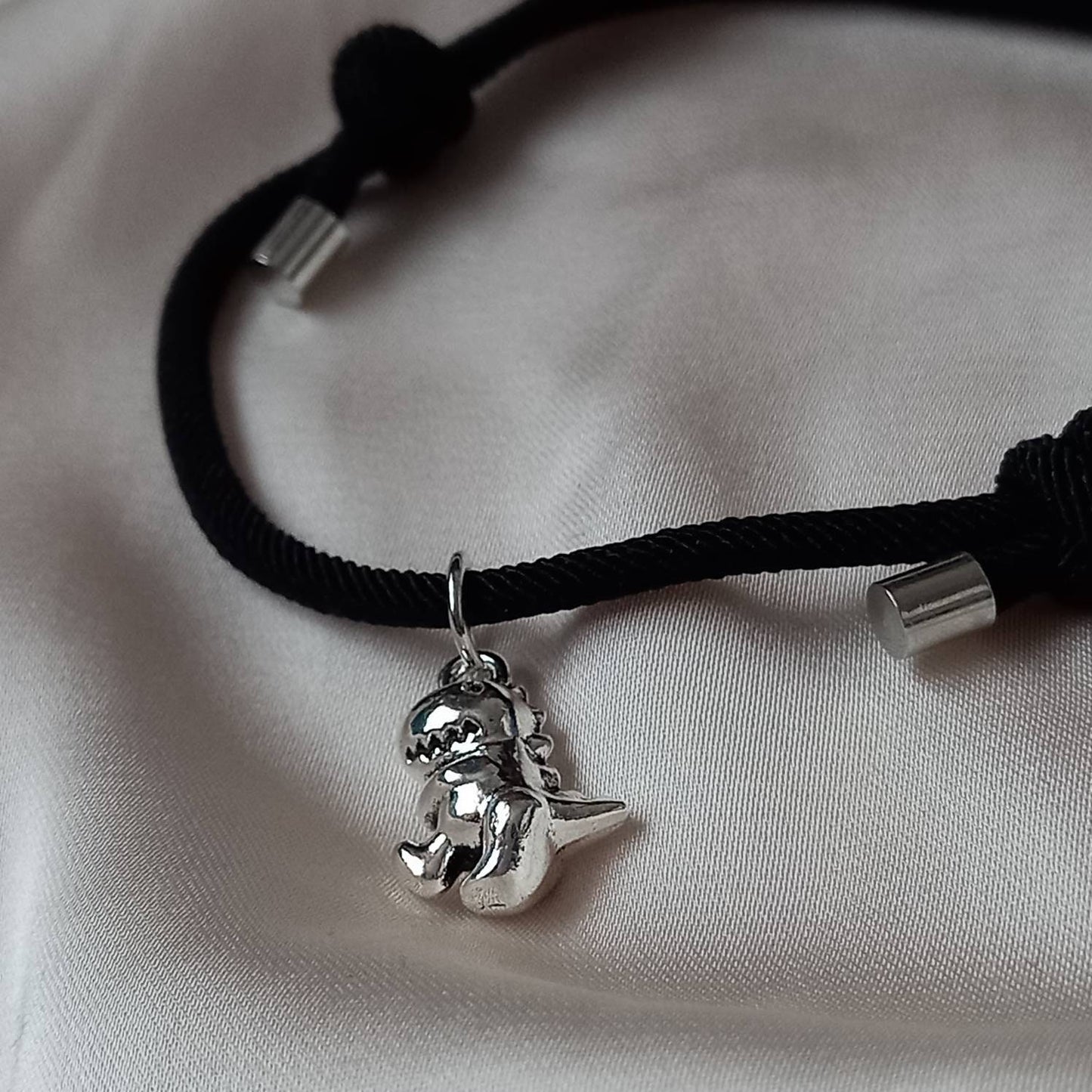 2 Magnetic Matching Dinosaur Friendship Bracelets - Dinosaur Jewellery,Friendship Gifts,Magnetic Friendship Bracelet,Magnetic Bracelets