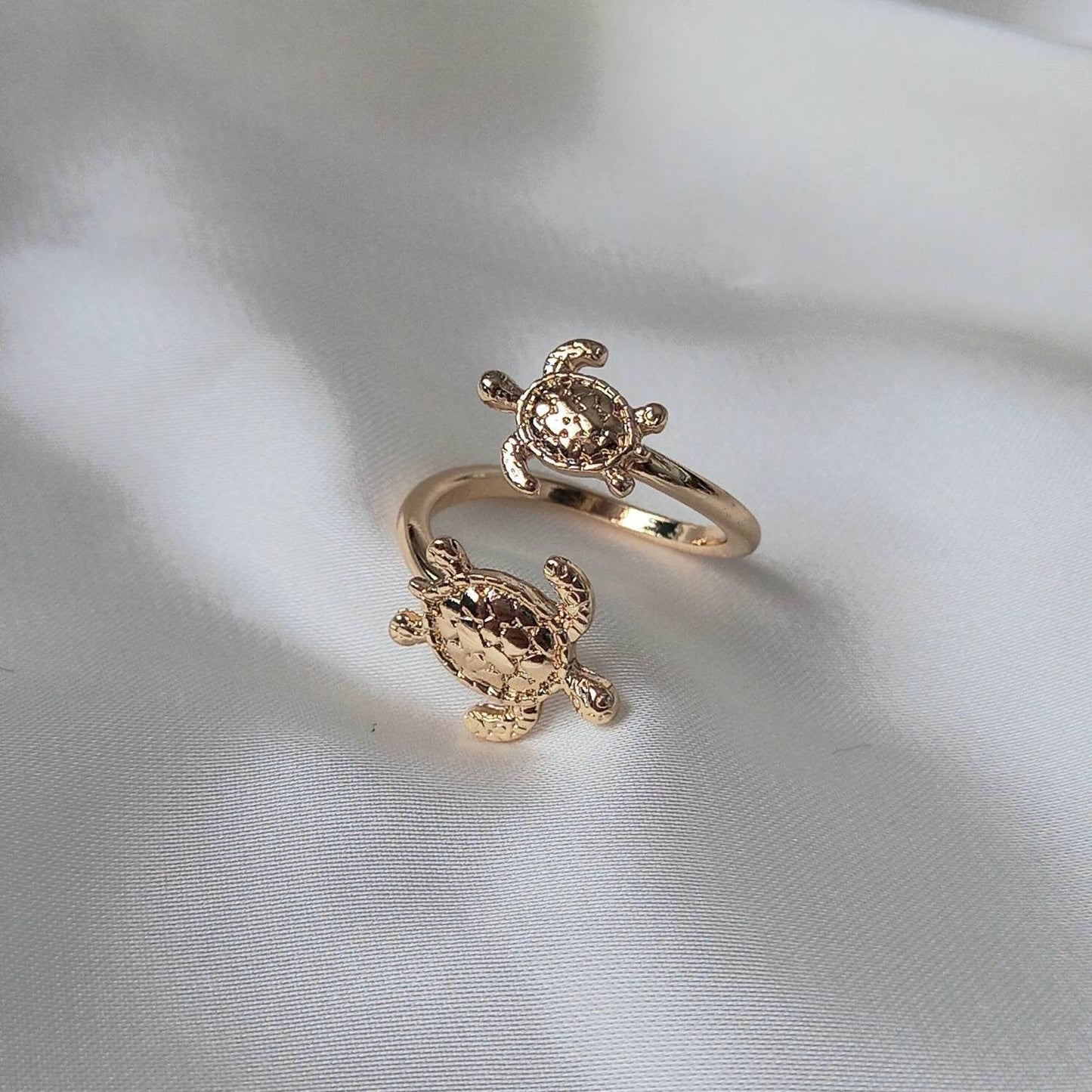 Gold Turtle Wrap Ring
