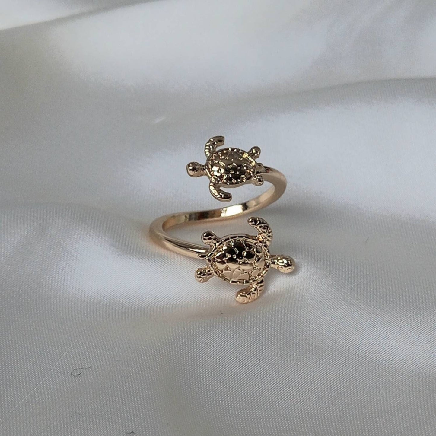 Gold Turtle Wrap Ring