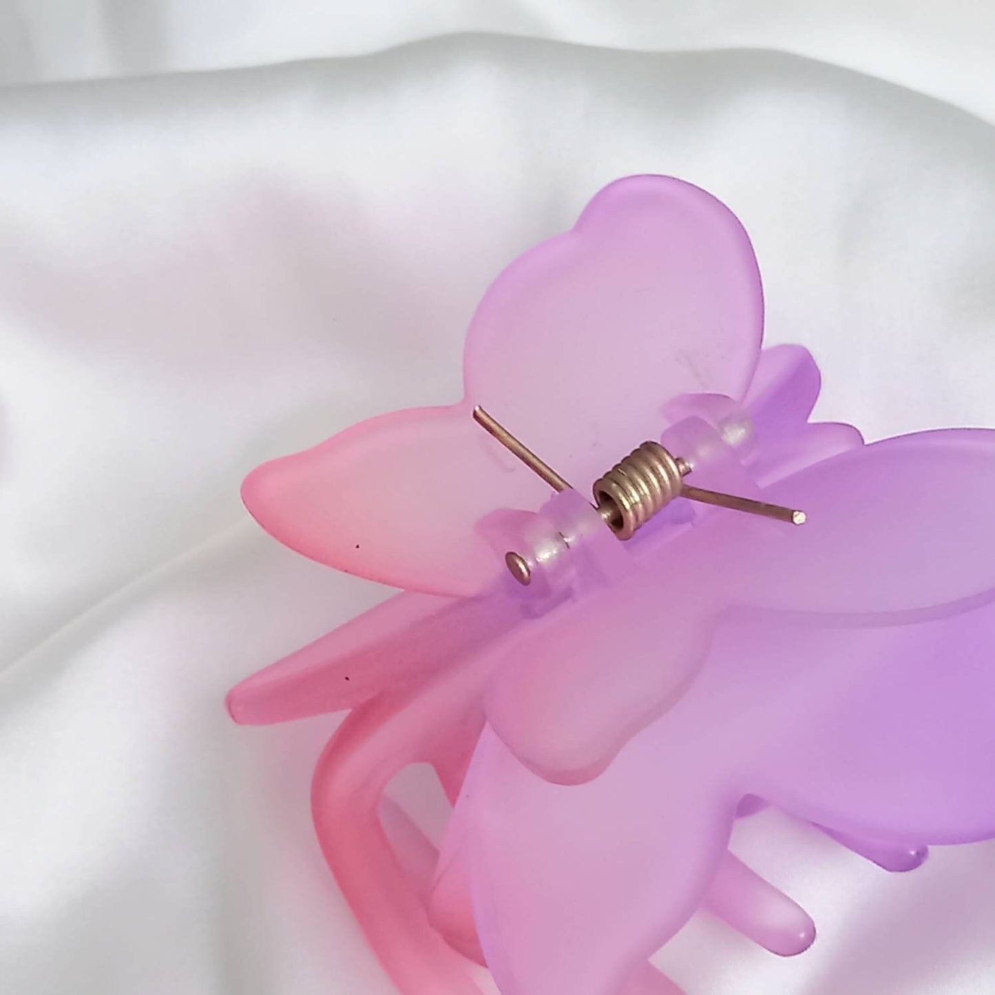 Butterfly Hair Clamp- Hair Clip, Pink Hair Accessories, Pink Hair Claw, Purple Funky Hair Clip, Purple Hair Clips In The UK, Butterflies