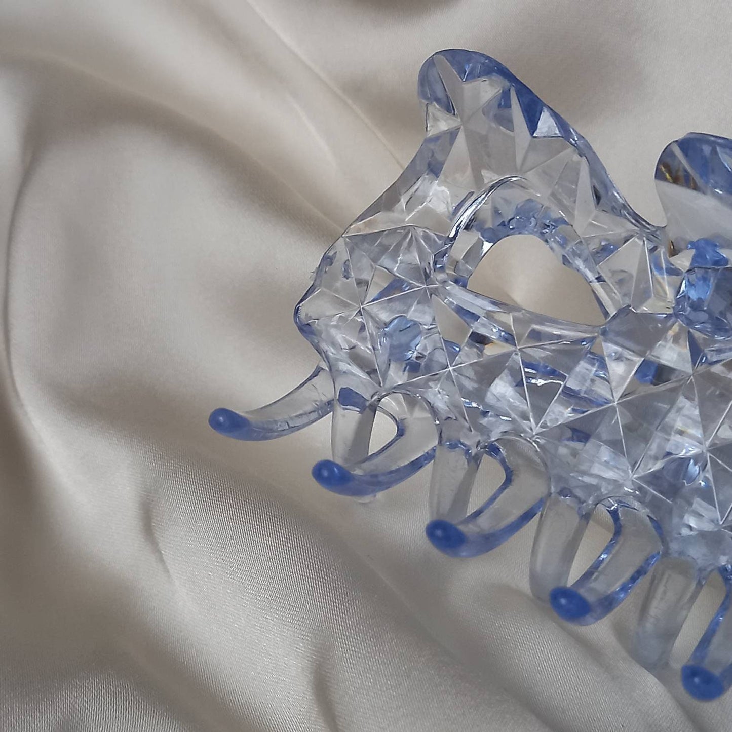 Blue Hair Clamp- Hair Clip, Blue Hair Accessories, Blue Hair Claw, Minimalistic Hair Clips, Funky Hair Clip, Blue Hair Clips In The UK