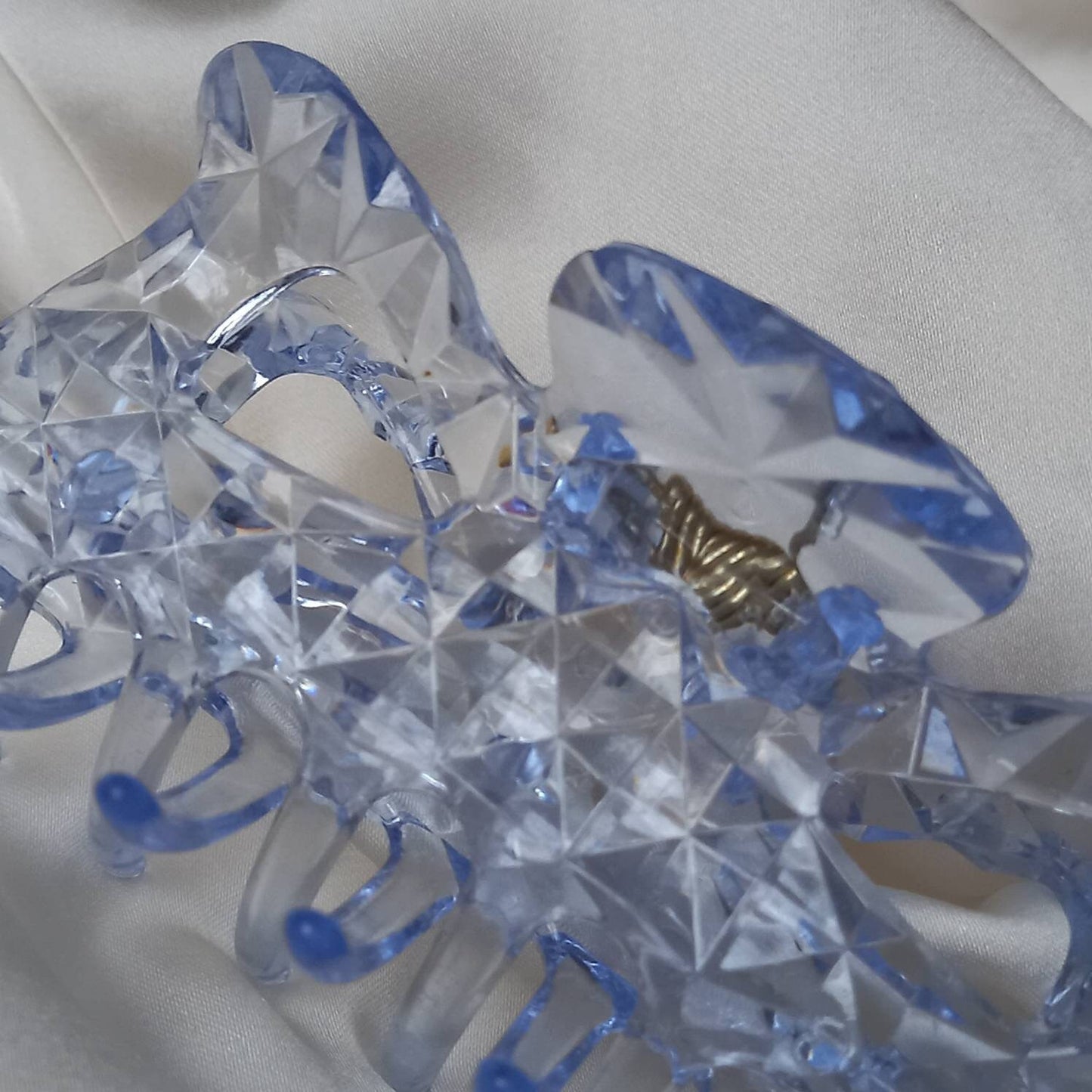 Blue Hair Clamp- Hair Clip, Blue Hair Accessories, Blue Hair Claw, Minimalistic Hair Clips, Funky Hair Clip, Blue Hair Clips In The UK