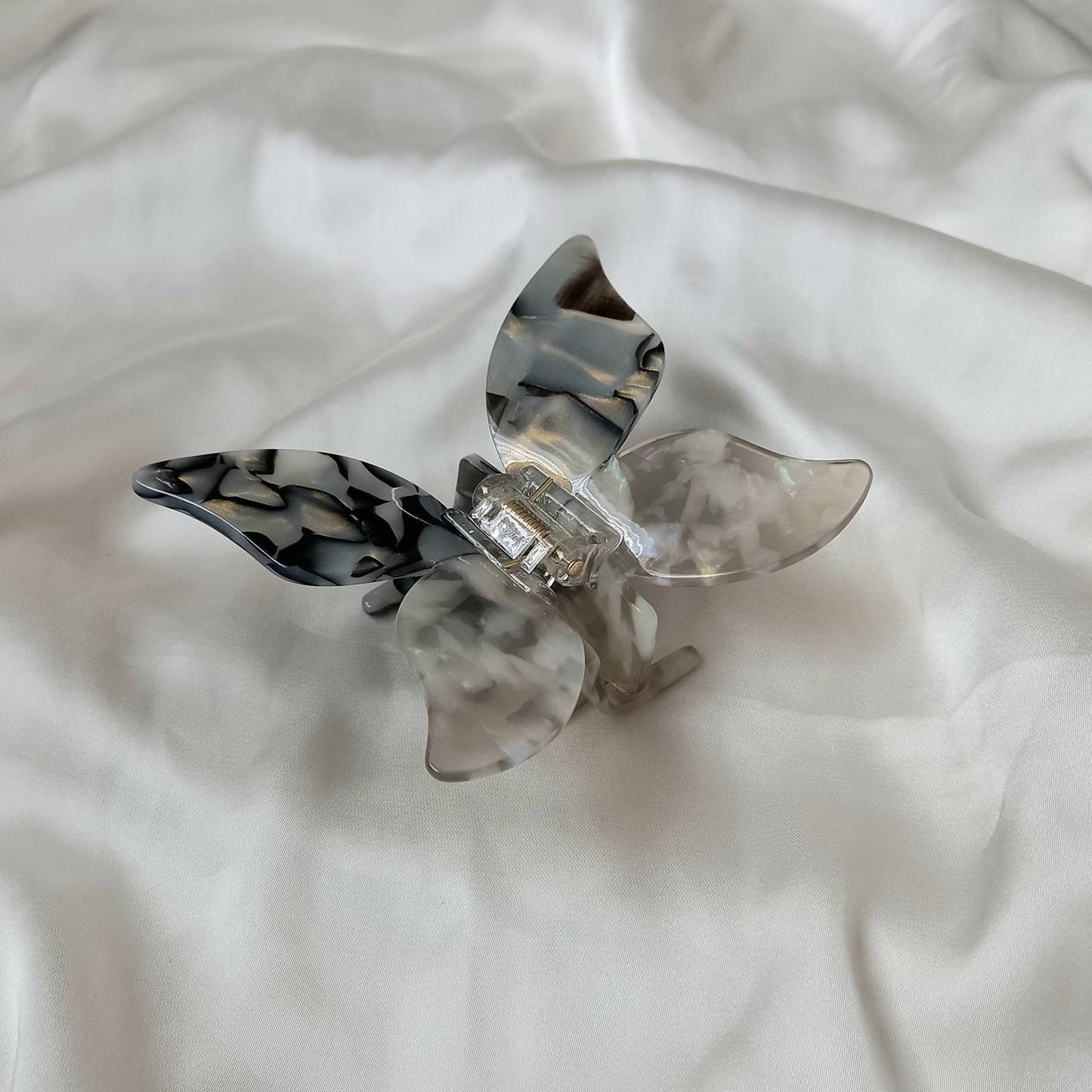 Large Butterfly Hair Clamp- Hair Clip, Black Hair Accessories, Black Hair Claw, Funky Hair Clip, Black Hair Clips In The UK, Butterflies