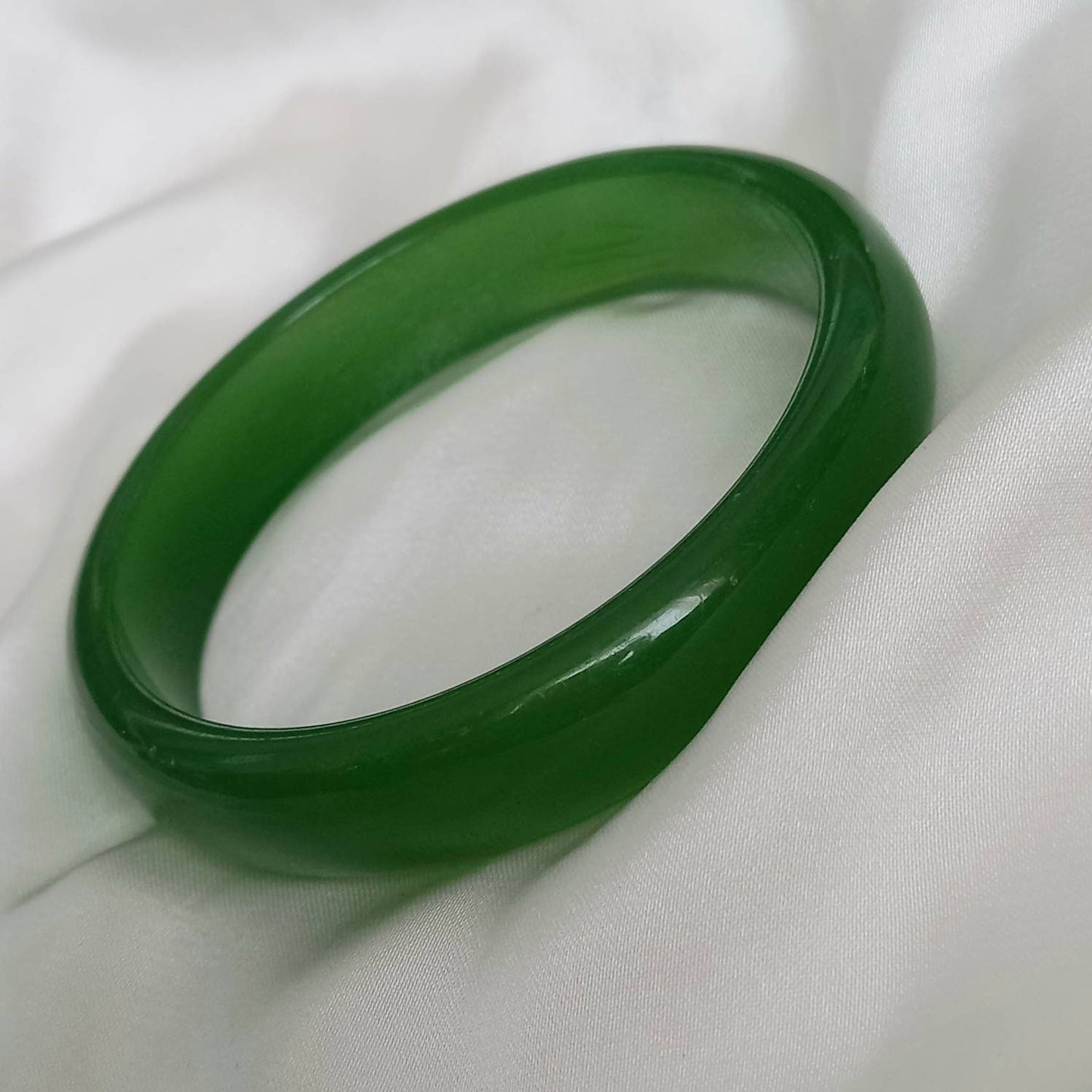 Chunky Green Resin Bracelet - Chunky Bracelet,Resin Bracelet,Dark Green Bracelet,Thick Bracelet,Chunky jewellery,Resin Jewellery In The UK