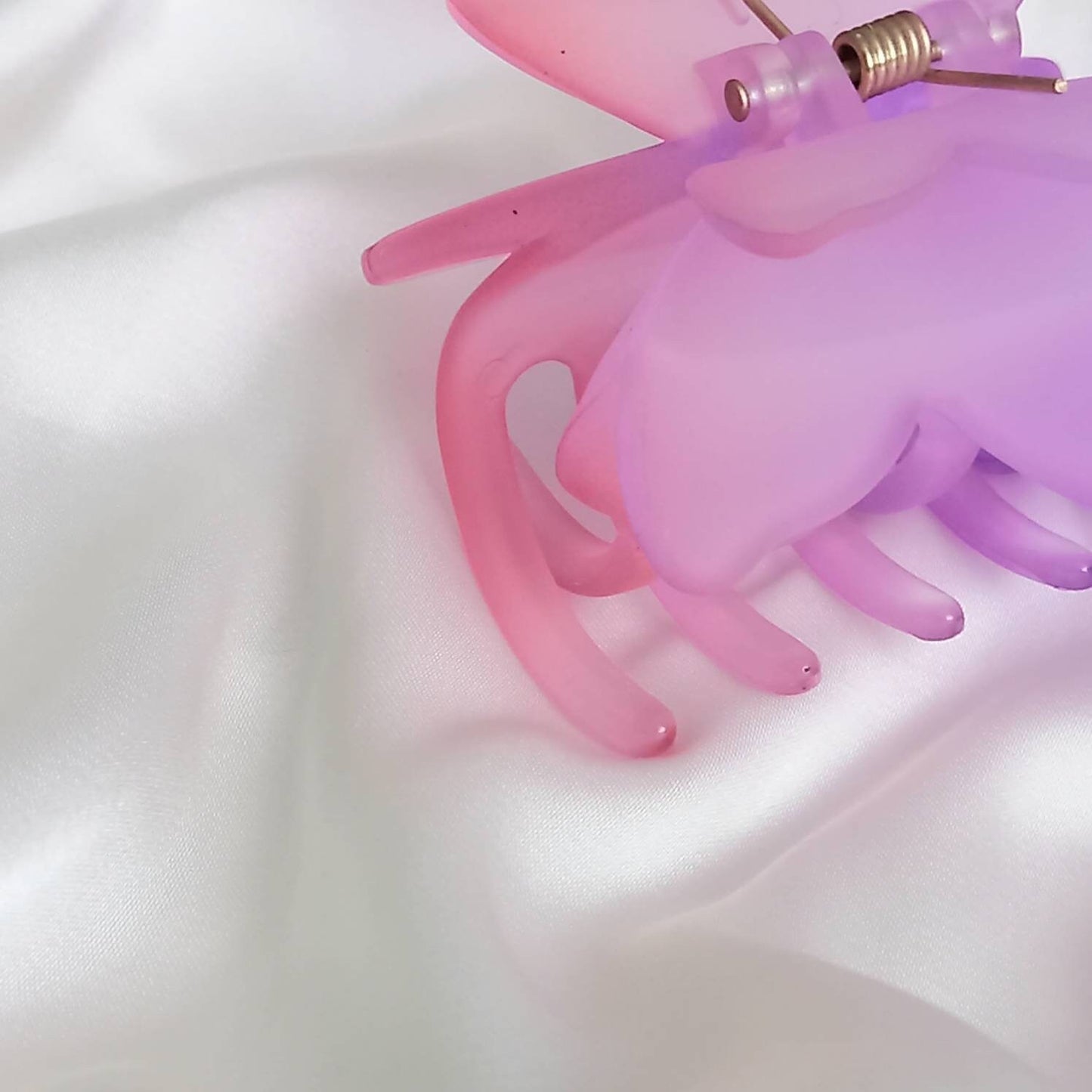 Butterfly Hair Clamp- Hair Clip, Pink Hair Accessories, Pink Hair Claw, Purple Funky Hair Clip, Purple Hair Clips In The UK, Butterflies