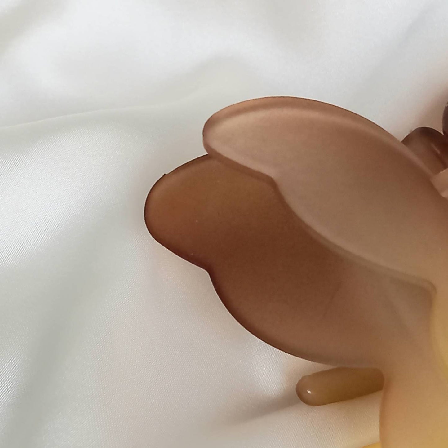 Butterfly Hair Clamp- Hair Clip, Orange Hair Accessories, Brown Hair Claw, Orange Funky Hair Clip, Brown Hair Clips In The UK, Butterflies