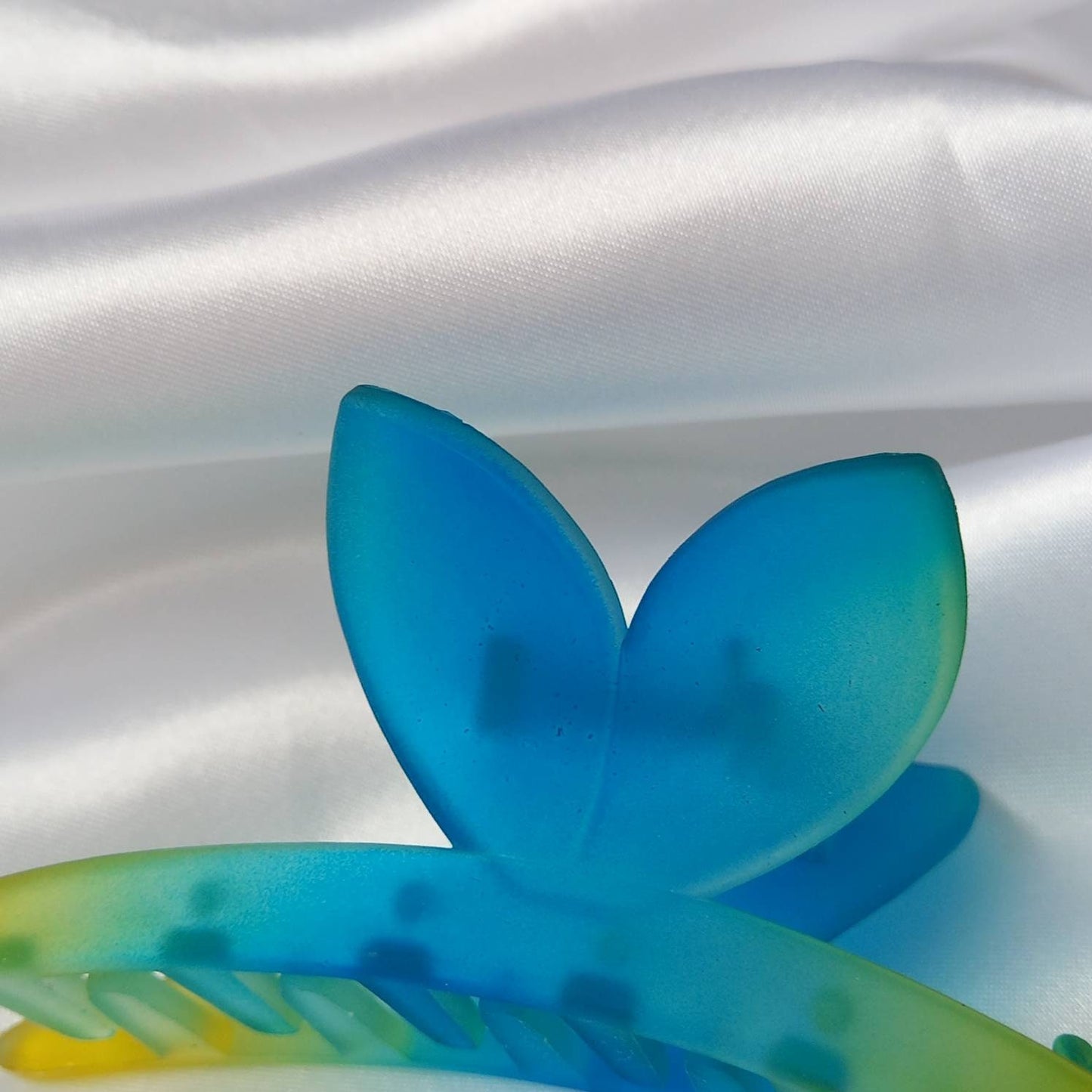 Butterfly Hair Clamp- Hair Clip, Blue Hair Accessories, Yellow Hair Claw, Funky Hair Clip, Blue Hair Clips In The UK, Butterflies