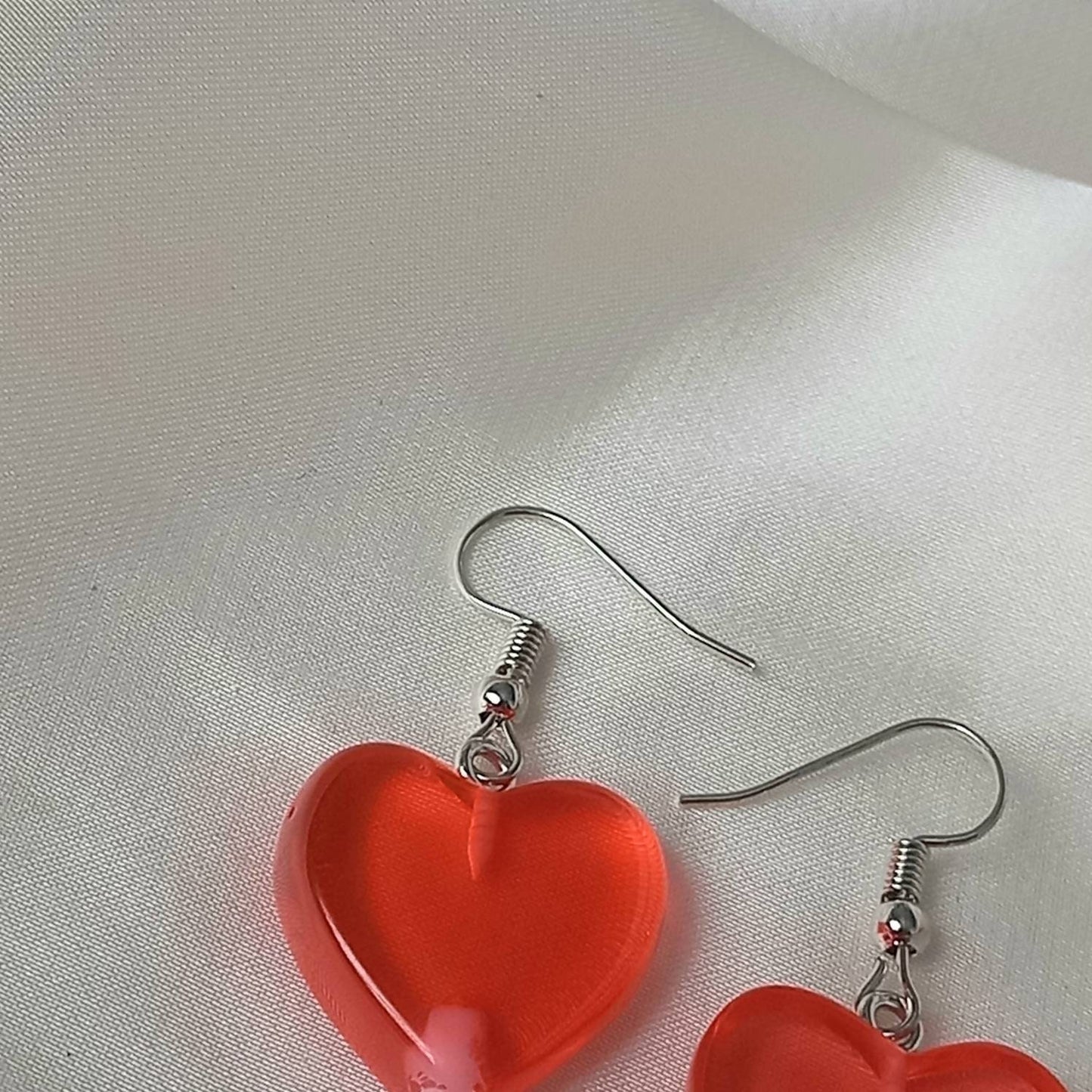 Lollypop Drop Earrings - Love Heart Lollipop Earrings, Sweet Earrings,Novelty Earrings,Earrings In The UK,Funky Earrings,Jewellery In The UK