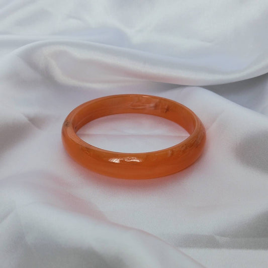 Chunky Orange Resin Bracelet - Orange Chunky Bracelet, Orange Resin Bracelet, Orange Bracelet, Chunky jewellery, Orange Resin Jewellery