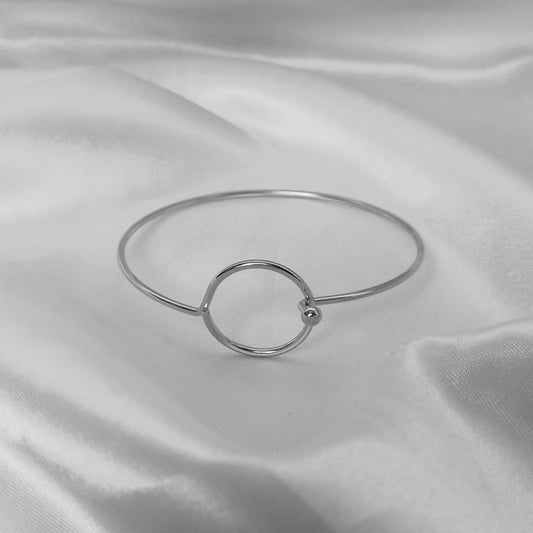 Silver Bangle Bracelet - Fine Silver Bangle,Thin Silver Bangle,Silver Jewellery In The UK,Silver Bangles In The UK,Silver Bracelet In The UK