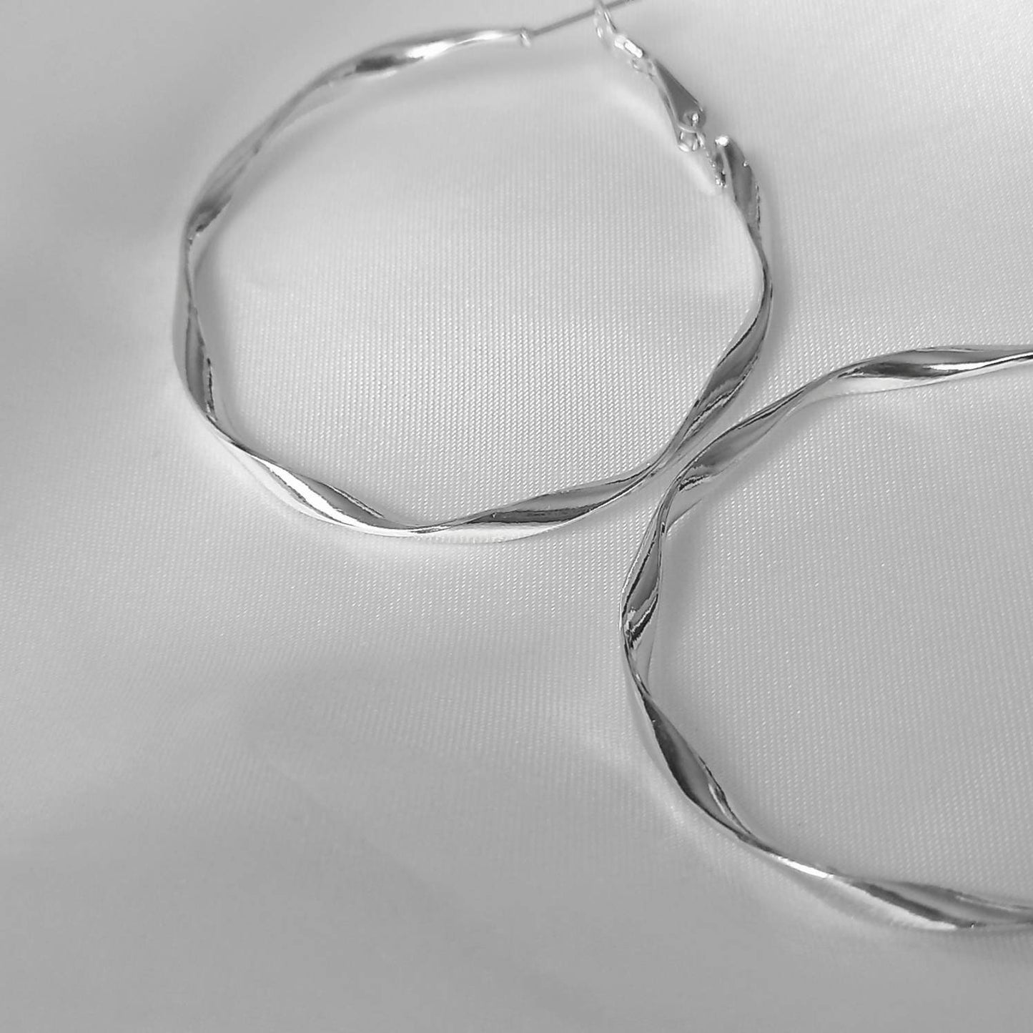 Silver Hoop Earrings - Silver Earrings,Silver Hoop Earrings In The UK,Silver Jewellery In The UK,Large Hoop Earrings,Large Hoops In The UK