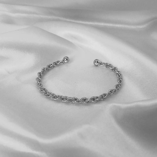 Silver Bangle Bracelet - Chunky Silver Bangle,Silver Jewellery In The UK,Silver Bangles In The UK,Silver Bracelet In The UK,Chunky Jewellery