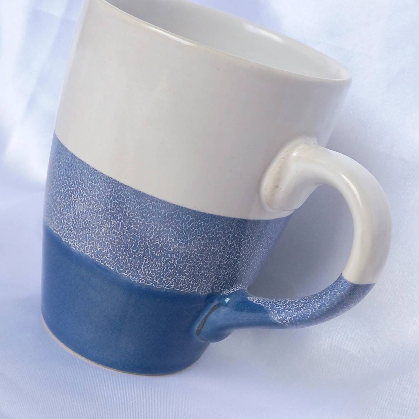 Blue Reactive Glaze Mug - Blue Coffee Cup,Herbal Tea Cup,Blue Mug,Dark Blue Mug,Blue Striped Mug,New Home Gift,Reactive Glaze Ceramics
