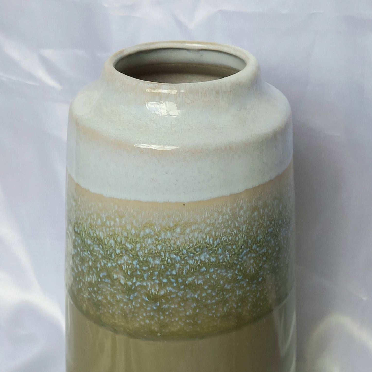 Ceramic Reactive Glaze Vase - Sage Green Vase,Reactive Glaze Ceramics,Flower Arranging,Homeware In The UK,Flowers,Home Decor In The UK