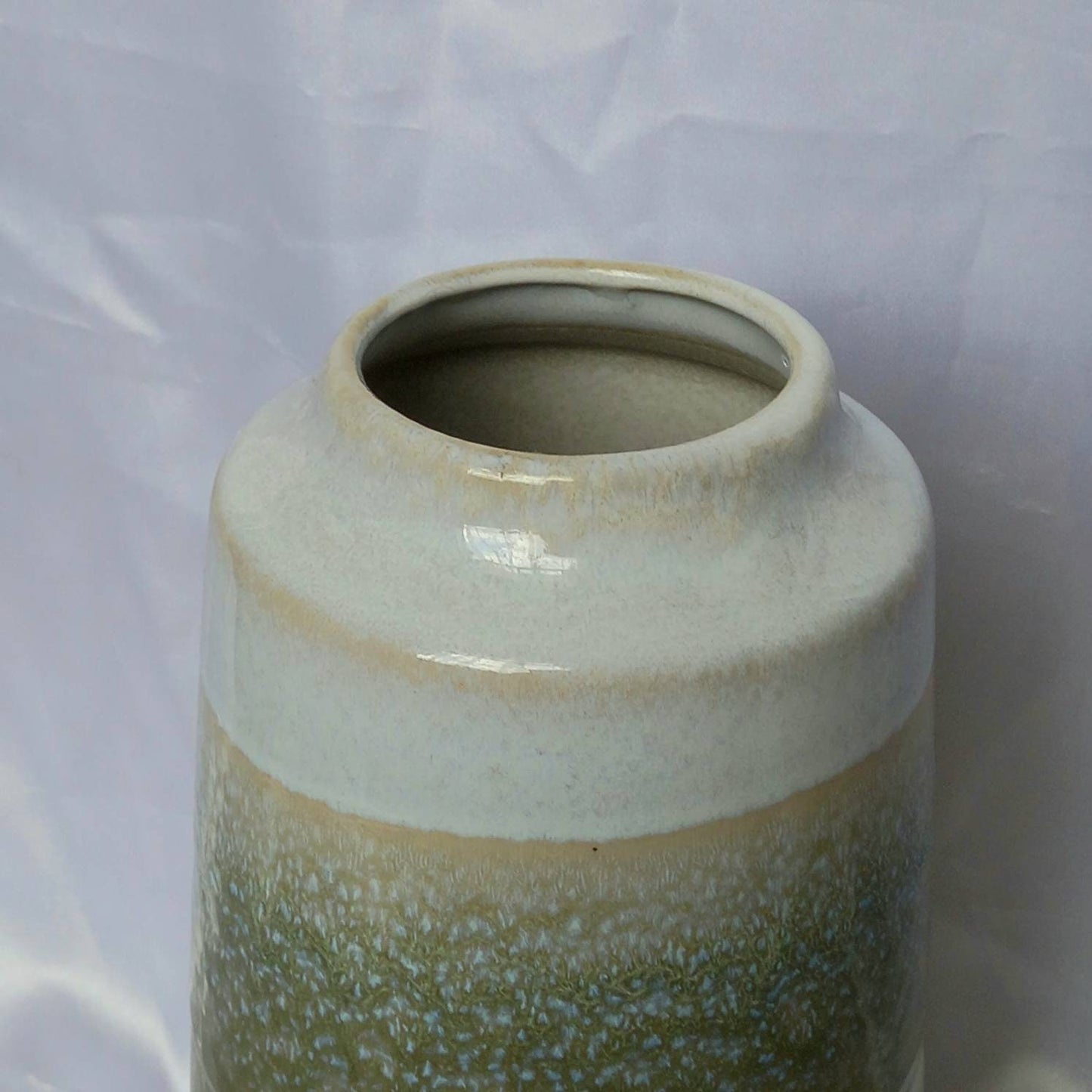 Ceramic Reactive Glaze Vase - Sage Green Vase,Reactive Glaze Ceramics,Flower Arranging,Homeware In The UK,Flowers,Home Decor In The UK