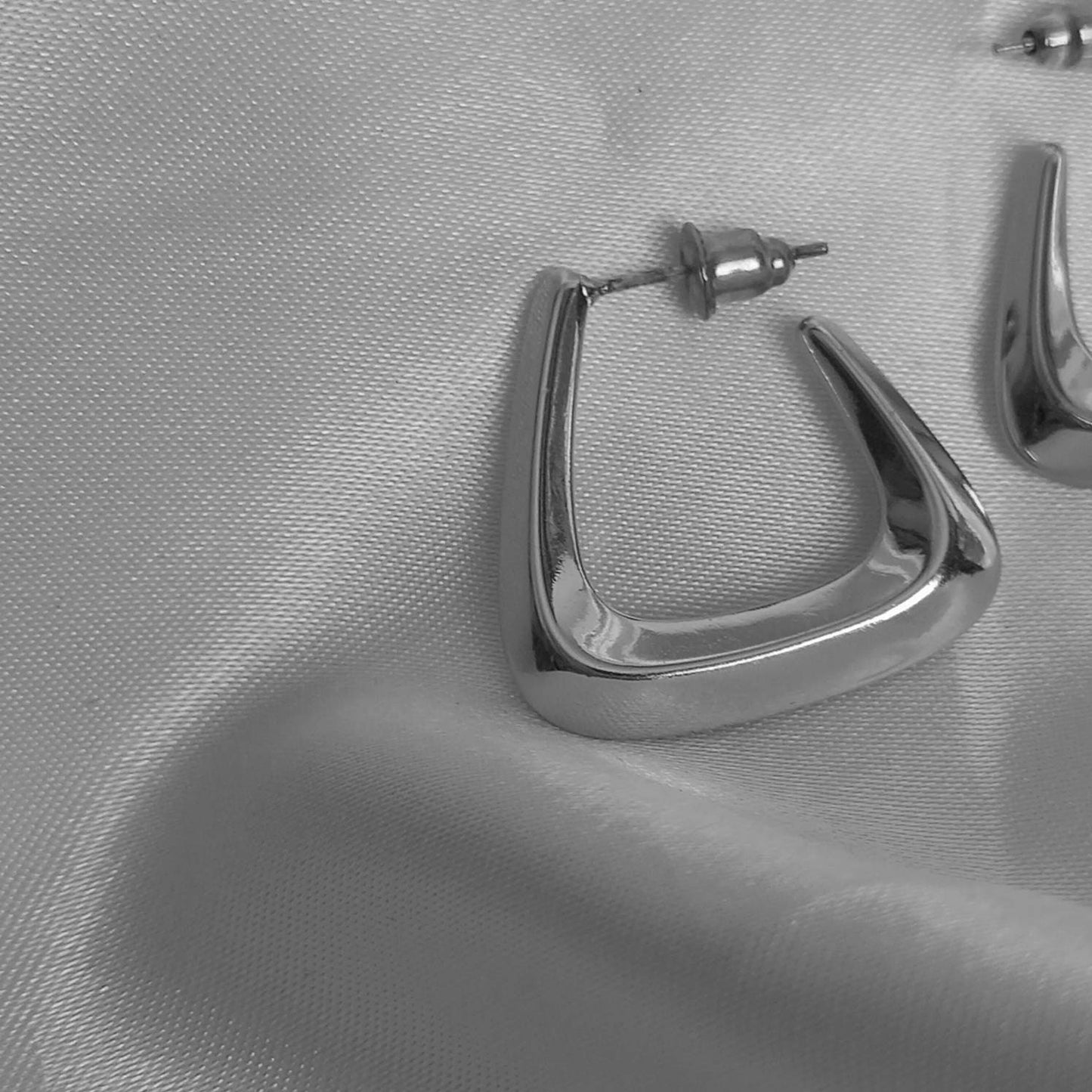 Silver Hoop Earrings - Textured Earrings,Silver Earrings In The UK,Silver Jewellery In The UK,Silver Hoops,Silver Minimalist Earrings