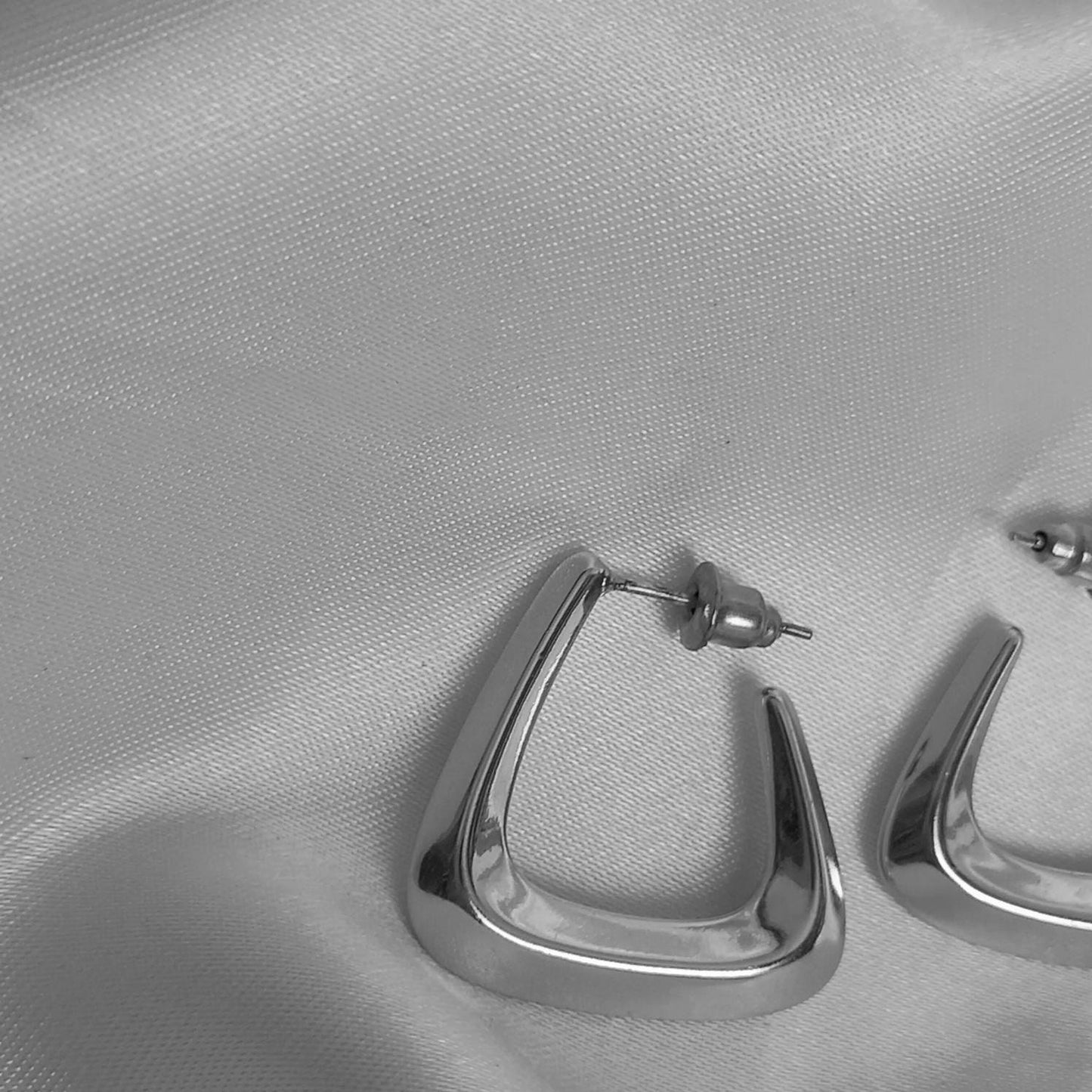 Silver Hoop Earrings - Textured Earrings,Silver Earrings In The UK,Silver Jewellery In The UK,Silver Hoops,Silver Minimalist Earrings