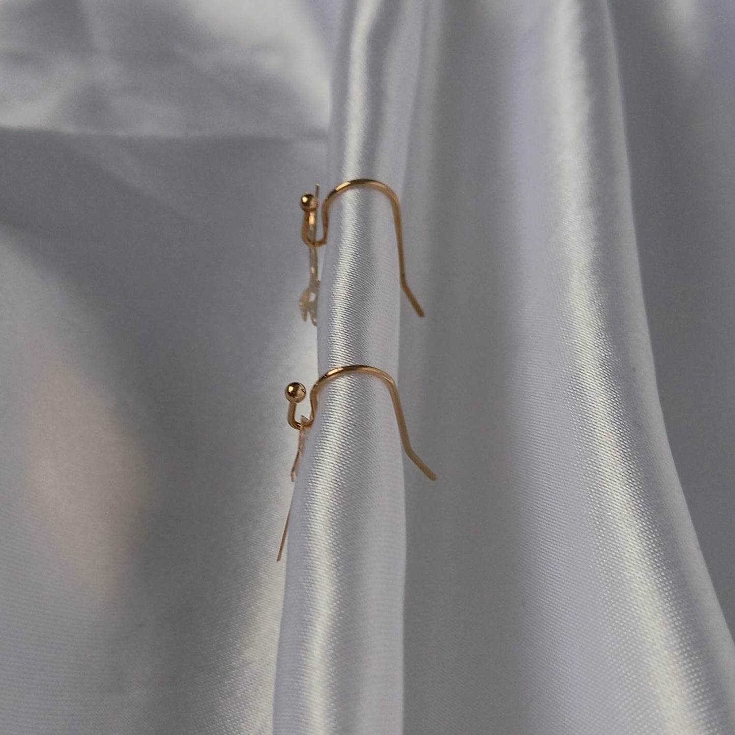 Gold Bird Earrings - Small Gold Earrings In The UK,Gold Jewellery In The UK,Gold Drop Earrings,Bird Jewellery,Delicate Earrings,Lighweight